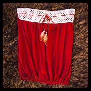 👑 SUPER CUTE TUBE / STRAPLESS TOP SIZE XS